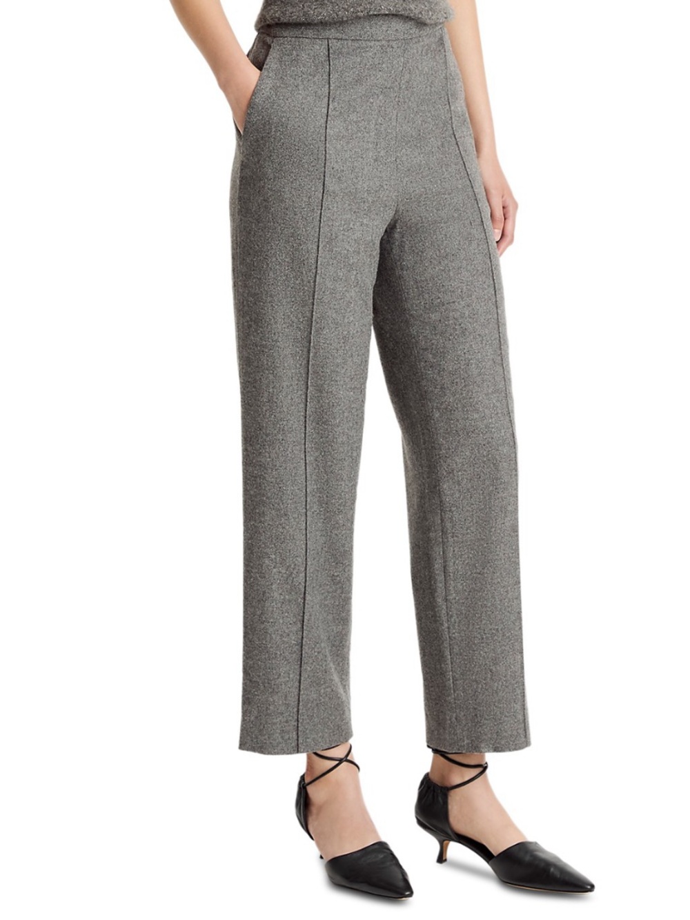 Vince
Wool Blend
Easy Crop
Pants
Color: Medium Heather Grey